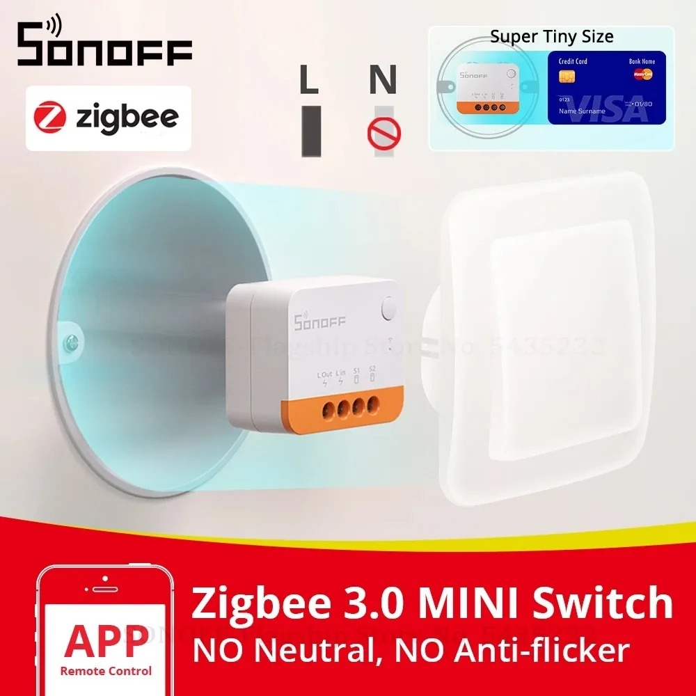 SONOFF ZBMINI L2 Zigbee Zbmini - Sonoff Basic Switch incelemesi ve fiyatı