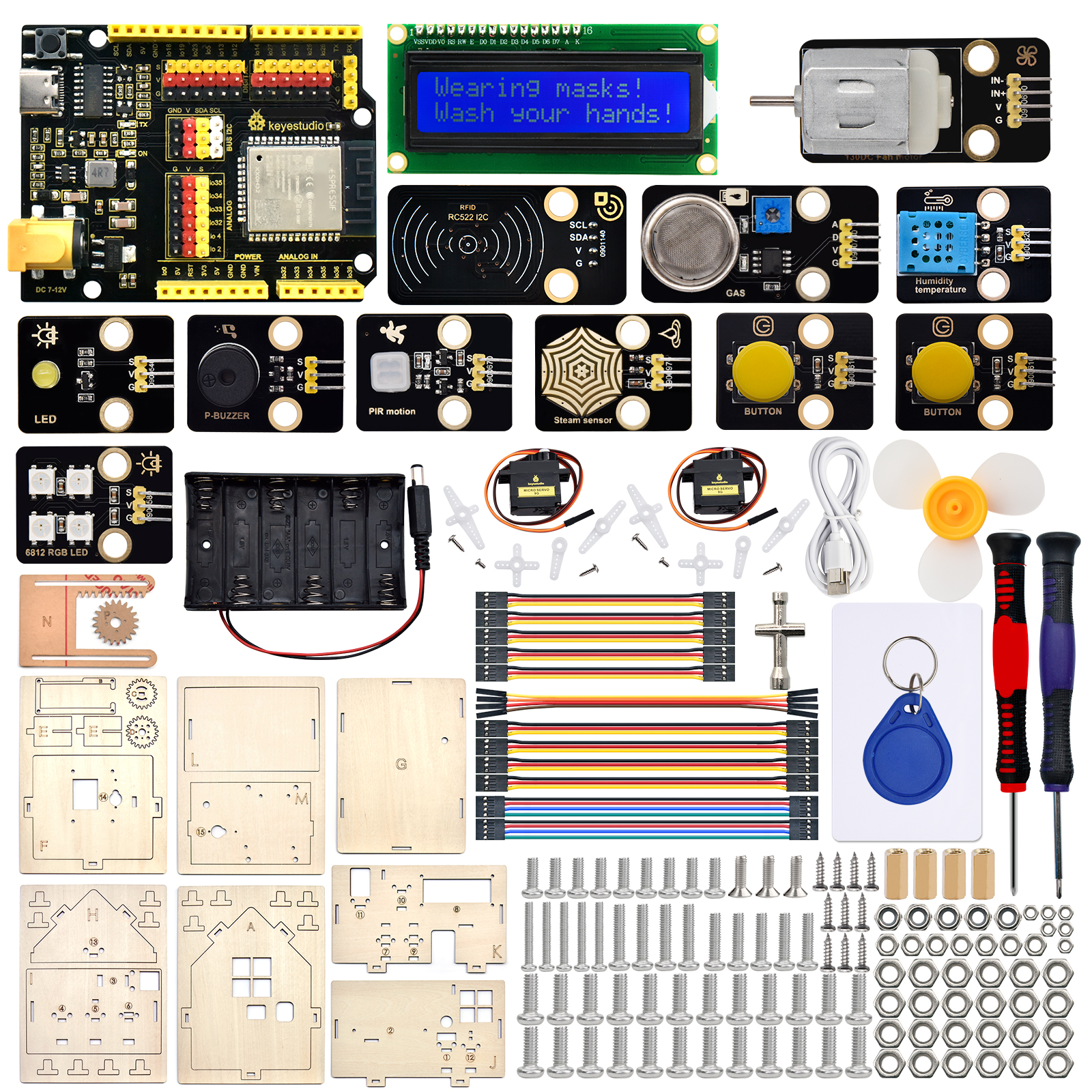  Keyestudio Complete IOT Smart - Home Automation Diy Kit incelemesi ve fiyatı