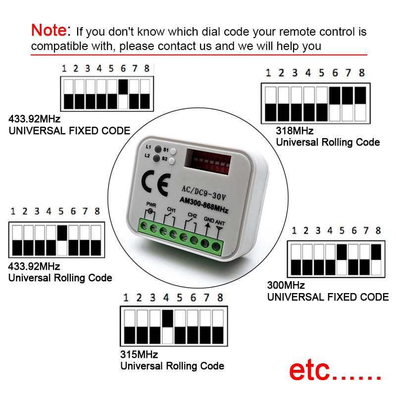 1-20pcs New Universal RX MULTI - 433Mhz Receiver Module incelemesi ve fiyatı