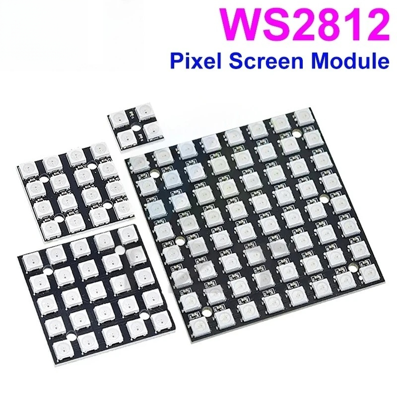 NEW WS2812 LED 5050 RGB 8x8 LE - Rgb Led Matrix 8X8 incelemesi ve fiyatı