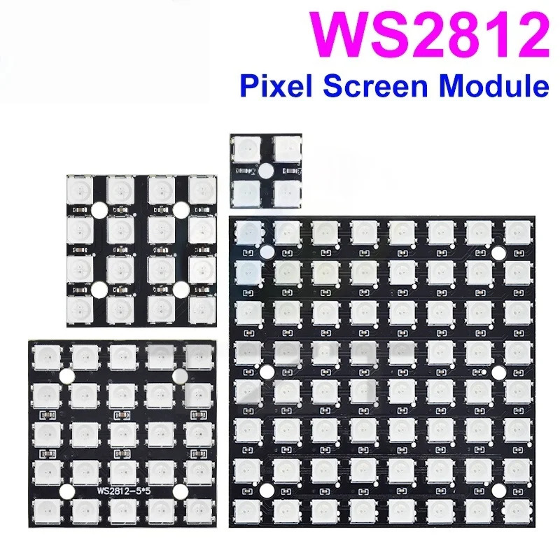 NEW WS2812 LED 5050 RGB 8x8 LE - Rgb Led Matrix 8X8 incelemesi ve fiyatı