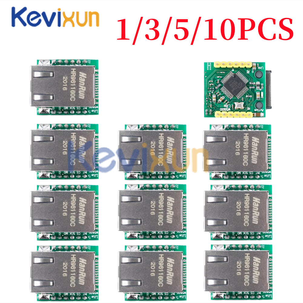 10PCS/USR-ES1 W5500 Ethernet n - Ethernet Module W5500 incelemesi ve fiyatı