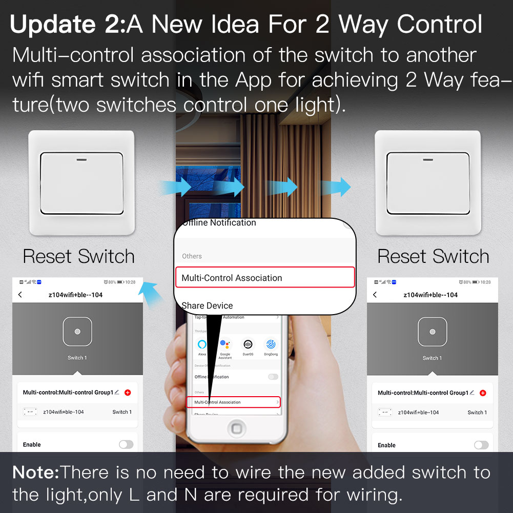 1/2Gang Light Switch DIY Modul - Home Automation Panel Diy incelemesi ve fiyatı