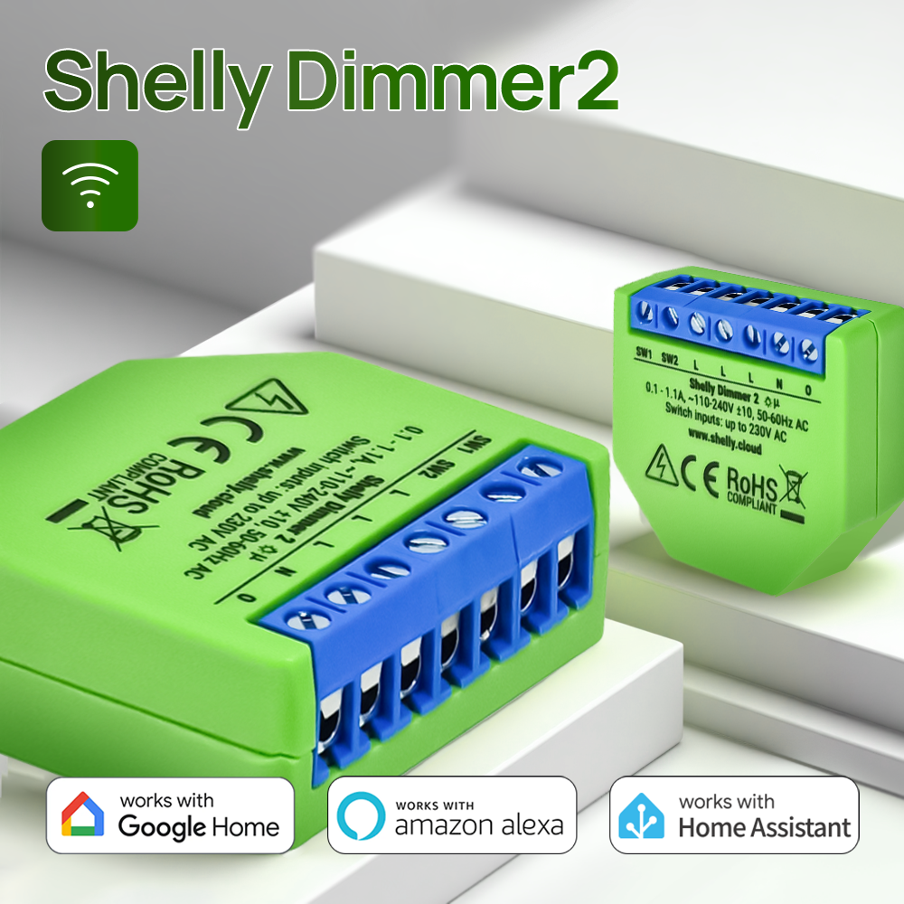 Shelly Dimmer 2 Smart Switch M - Shelly Relay Module incelemesi ve fiyatı