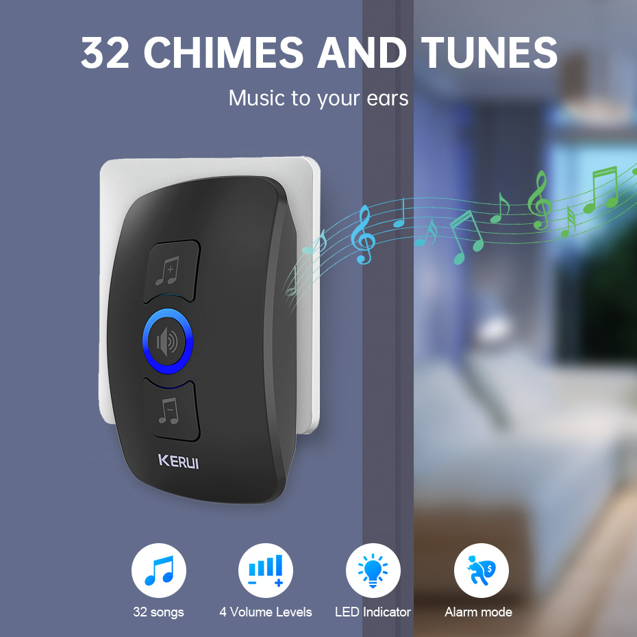 KERUI M525 Door Bell Chime Kit - Smart Home Automation Diy incelemesi ve fiyatı