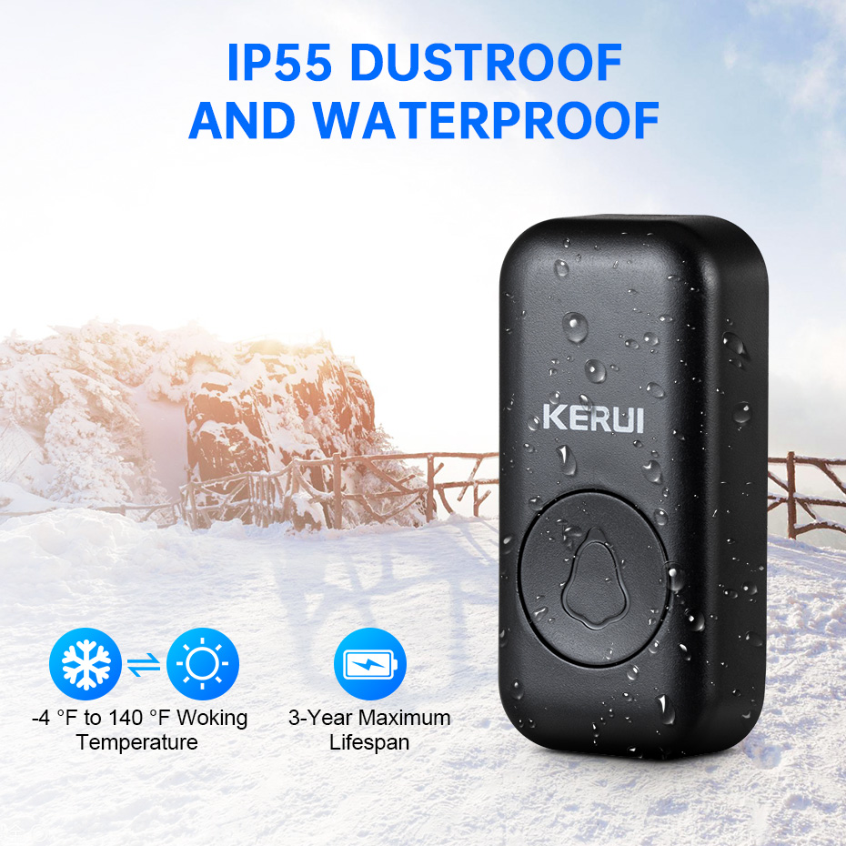 KERUI M525 Door Bell Chime Kit - Smart Home Automation Diy incelemesi ve fiyatı